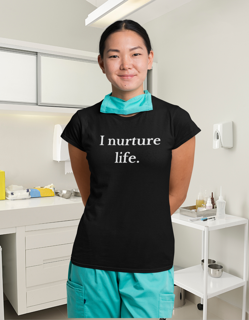 The Nursing Practitioner - I nurture life. (Short-Sleeve Unisex T-Shirt)
