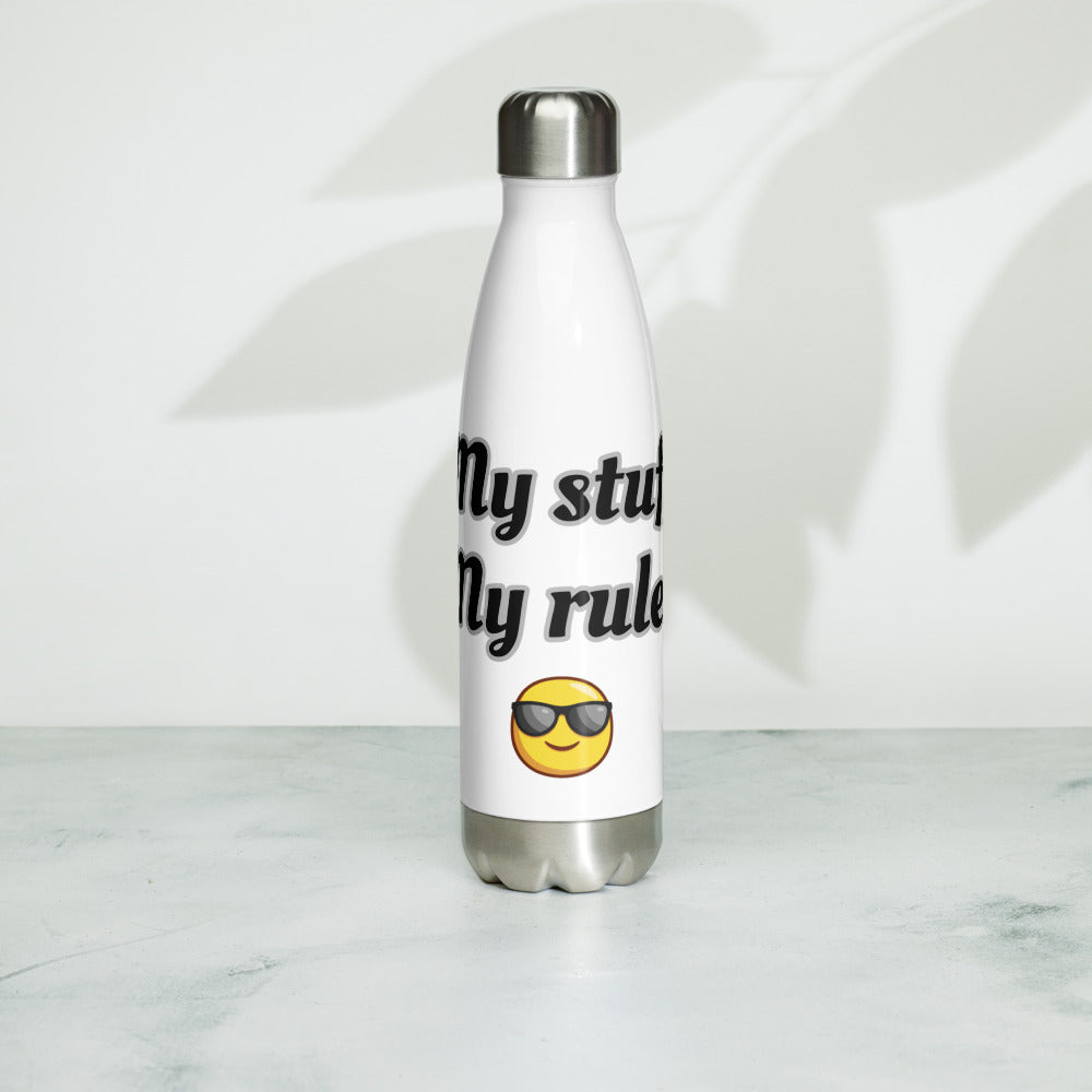 Stainless Steel Water Bottle (Smiley)