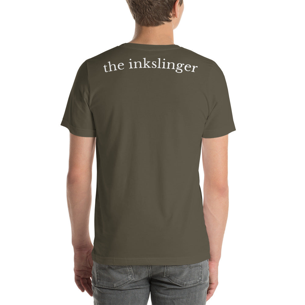 The Inkslinger - I tell stories (Short-Sleeve Unisex T-Shirt)